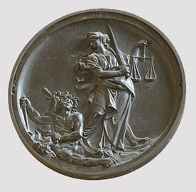 Martin van den Bogaert, dit Desjardins
Les Duels abolis
Bronze, diam. ? cm.
Muse du Louvre