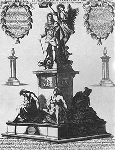 Martin van den Bogaert, dit Desjardins,
Monument  Louis XIV, 1686.
Paris, place des Victoires