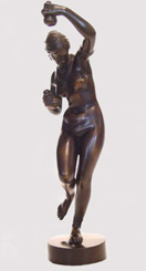 James Pradier,
Ngresse aux calebasses.
Bronze, H. 31 cm.
Galerie Martin du Louvre, Paris.
Photo galerie Martin du Louvre.