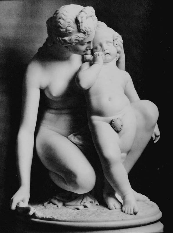 James Pradier,
Vnus et l'Amour.
Statue en marbre, H. 98 cm.
Muse de l'Ermitage,
Saint-Ptersbourg.