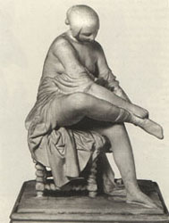 James Pradier
Femme mettant un bas
Bronze, H. 22,5 cm
Paris, UCAD, inv. 18762