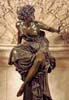 Marcello (Adèle d'Affry, Duchesse
Castiglione-Colonna),
Pythia, 1870.
Bronze, fondeur Barbedienne.
Opéra Garnier, Paris.