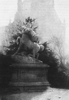 Laurent-Honoré Marqueste,
Le Centaure Nessus enlevant Déjanire (1894).
Jardin des Tuileries.
Photo Robert Demachy.
Cl. musée d'Orsay