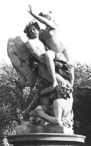 Gaspard Marsy et Anselme Flamen,
Borée enlevant Orythie (1687).
Groupe en marbre, H. 2,60 m.
Photo Jarry, cl. Monuments historiques.